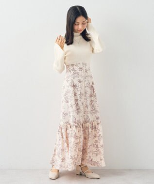 earth music&ecology フレアスリーブプルオーバー Ivory