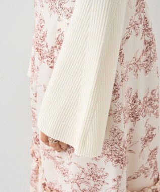 earth music&ecology フレアスリーブプルオーバー Ivory