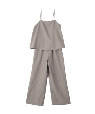 AMERICAN HOLIC リネンライクビスチェサロペット Gray Beige