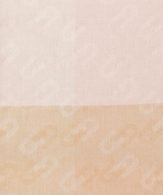 MOONBAT FURLA シルクカシミヤジャカードストール／幅55cm ペールピンク