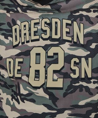 WEGO 【ユニセックス着用ITEM/MLサイズ展開】カモフラナンバリングホッケーT（LS） カーキ