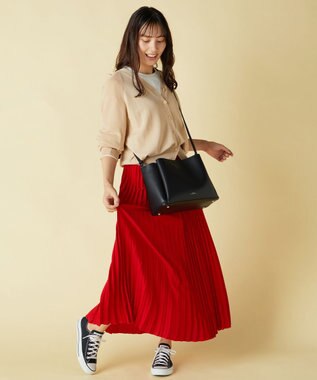 LA BAGAGERIE シンプルショルダーバッグ ブラック