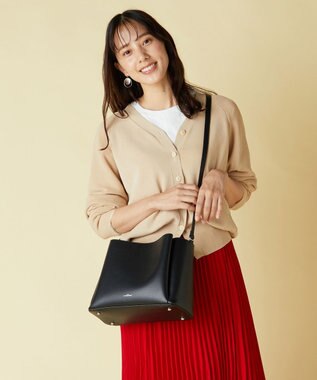 LA BAGAGERIE シンプルショルダーバッグ ブラック