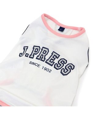 PET PARADISE J.PRESS クール 接触冷感 パンツつなぎ マドラスパンツ 小型犬 ホワイト