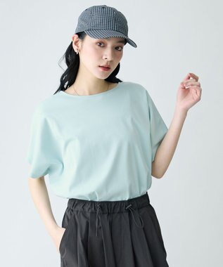 ANY プレミアムコットンコクーンプルオーバー ライトブルー