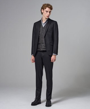 JOSEPH HOMME 新素材【セットアップ対応 / ストレッチ】スロープドビージャージー　テーパードパンツ / CITY EASY グレー系