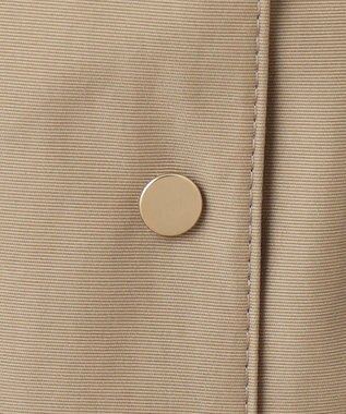 J.PRESS LADIES 【洗える】スパンライクナイロンタッサー フーデット コート キャメル系