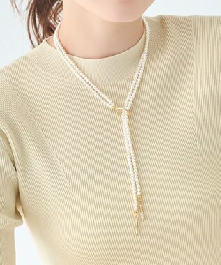 Phoebe 2wayパールチョーカーネックレス/連パール ホワイト