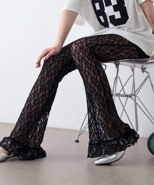 WEGO レースフリルパンツ