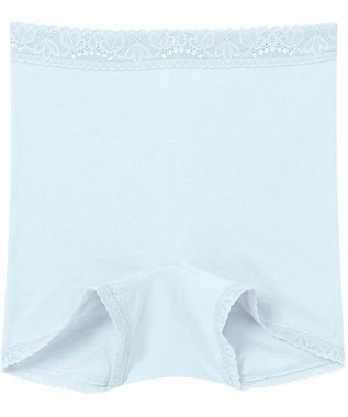 Wing ショーツ ボーイレングス 綿混(身生地部) やさしい肌あたり 【デイリーフィット やわらかコットン】 はきこみ丈ふかめ EC4230 ウイング／ワコール サックス