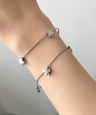 WEGO Lステンレスモチーフ2連ブレス