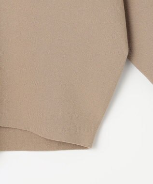 自由区 S 【接触冷感・UVカット・洗える】クレープストレッチニット カーディガン シナモン