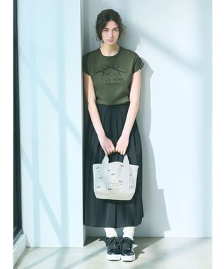 TOCCA CROWN DOTS CANVASTOTE トートバッグ アイボリー系