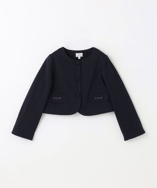 組曲 KIDS 【110-140㎝】ノーカラー ジャケット ネイビー