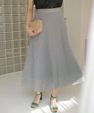 組曲 S 【先行予約】サッカーギンガムチェック フレアスカート