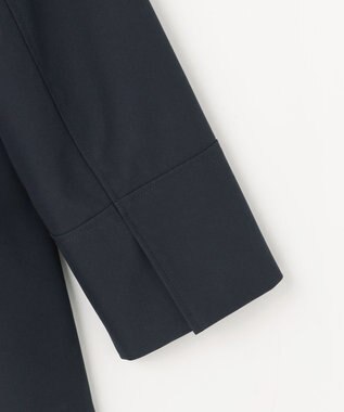 J.PRESS LADIES ドライストレッチ ショート ステンカラー コート ネイビー系