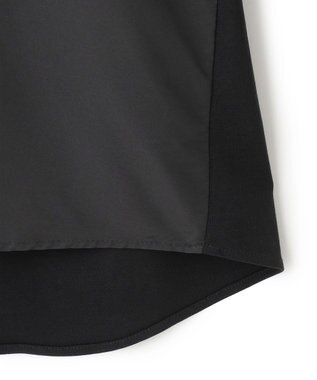 ICB L 【洗える】ハイゲージポンチ ラッフルカラープルオーバー ブラック系