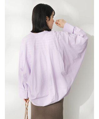 CRAFT STANDARD BOUTIQUE コクーンドルマンシャツチュニック Lavender