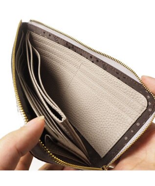 PELLE BORSA L字ファスナー長財布 Reinette Goods レネットグッズ 47184785 グレージュ