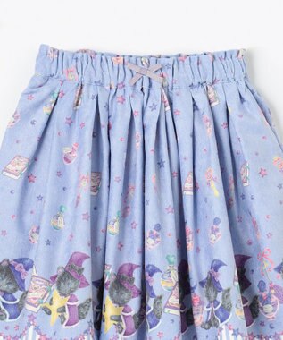 ANY KIDS マジカルキャットフレアスカート サックスブルー