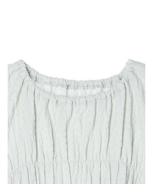 earth music&ecology ポコポコシャーリングトップス Light Green