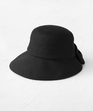 TOCCA 【サイズ調整可】RIBBON KNOT WOOLY BUCKETHAT バケットハット ブラック系