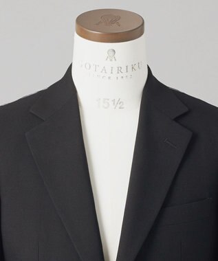 GOTAIRIKU 【WEAR BLACK】御幸毛織 スーパーブラックフォーマルスーツ ブラック系