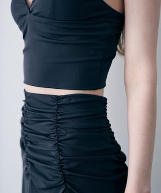 uncrave 【DAWN×uncrave】LOOSE STRAIGHT SKIRT グレー