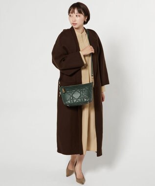 LA BAGAGERIE シープキルティング　2WAYショルダー ダークグリーン