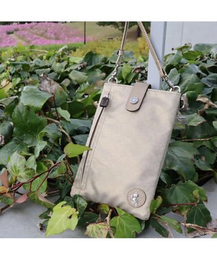 PELLE BORSA パスポートサイズショルダーバッグ Alive アライブ 4306 ゴールド