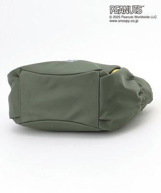 Y'SACCS SNOOPYデザイン　ギャザー2wayミニトート カーキ
