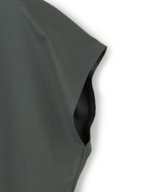 23区 シアーフリルジャージー ラッフル カットソー カーキ系