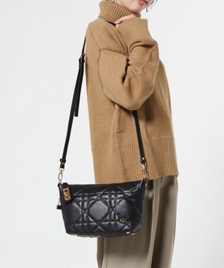 LA BAGAGERIE シープキルティング　2WAYショルダー ブラック