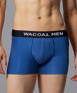 WACOAL MEN WACOAL MEN ボクサーパンツ 【気持ちいいパンツ】 動きにフィット ズレにくい フロントの安定性・快適性 前閉じ 下着 メンズ WT3438 /ワコールメン ブルー