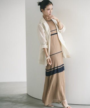 YECCA VECCA シアーテーラードジャケット Ivory