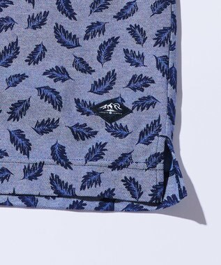 JOSEPH ABBOUD MOUNTAIN 暑さに徹底抗戦【首元に冷感ジェル】フリーズパック ポロ リーフ柄 ブルー系5