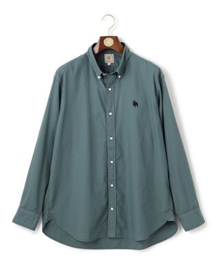  【KING SIZE】【大人気バックブル】オックスフォードストライプ チェック ガーメントダイ シャツ