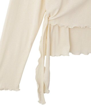 earth music&ecology 【SET2点】ツイストキャミレイヤードカットソー Ivory