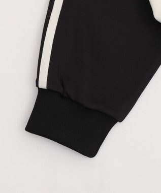 WEGO 【ユニセックスITEM/MLサイズ展開】ラグランライントラックジャケット ブラックその他