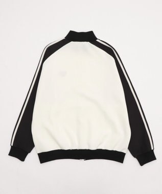 WEGO 【ユニセックスITEM/MLサイズ展開】ラグランライントラックジャケット ブラックその他