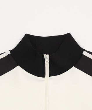 WEGO 【ユニセックスITEM/MLサイズ展開】ラグランライントラックジャケット ブラックその他