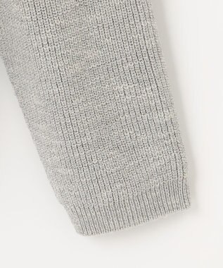 JOSEPH ABBOUD MOUNTAIN 【UNISEX】日本素材 ストレッチニットパーカー ライトグレー系