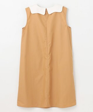 組曲 KIDS 【150-160㎝】カーブカラー ワンピース ベージュ