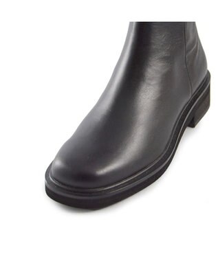 APOM イタリアンカーフ バックストレッチロングブーツ 40 ブラック