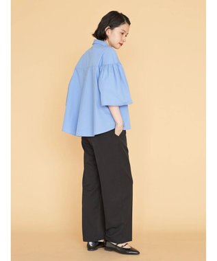 AMERICAN HOLIC ウエストイージーストレートパンツ Black