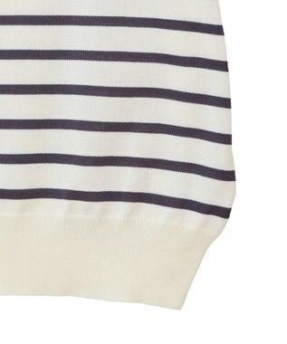 Green Parks 袖フレアフレンチスリーブニットプルオーバー Border