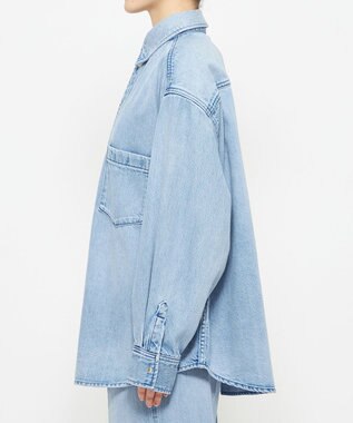 uncrave 【upper hights × uncrave】THE SENSE uncrave デニムシャツ フェザースカイブルー