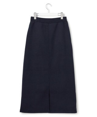 J.PRESS YORK STREET 【WOMEN】NEEDLE JERSEY リラックスタイトスカート ネイビー系