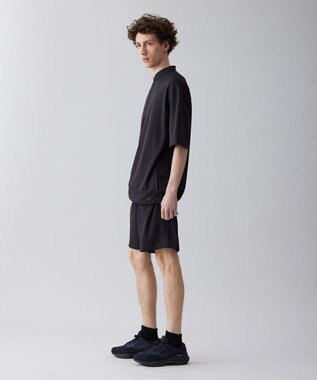 UNFILO 【ミズノ×UNFILOコラボ】ヘンリーネック シャツ ブラック