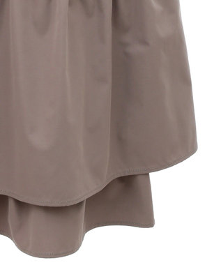 earth music&ecology ティアードフリルジャンスカ Mocha